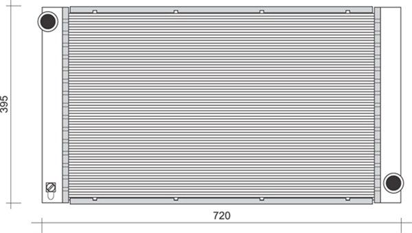 MAGNETI MARELLI Radiaator,mootorijahutus 350213858000